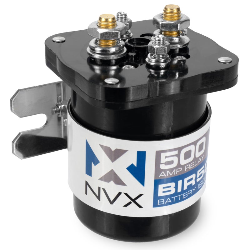 NVX BIR500 500 AMP Battery Relay Isolator and Relay for Cars, RVs, ATVs, UTVs, and Boats. - Image 1
